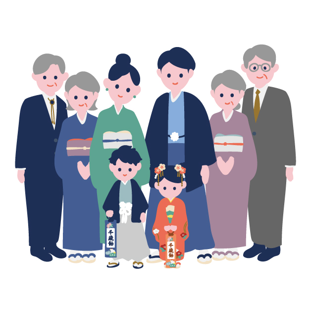 前撮り・早撮りがおすすめな人④：遠方の親族も写真を残したい家庭