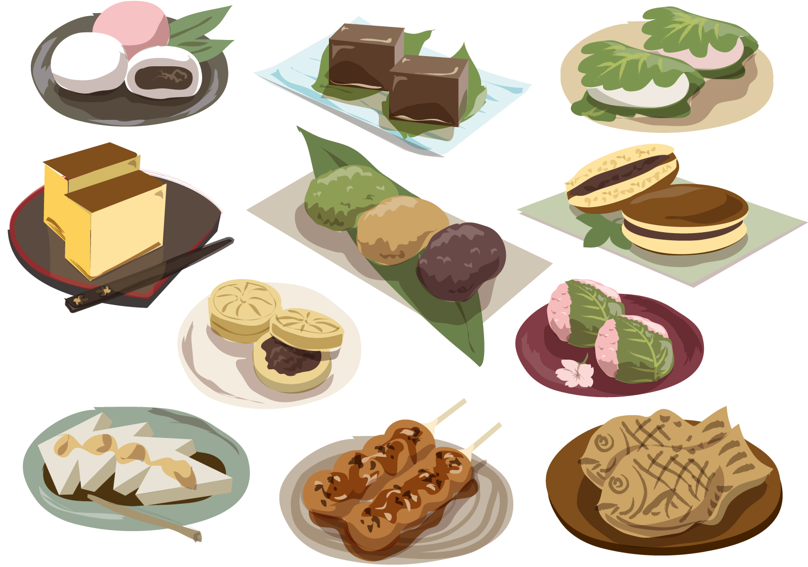 コーヒーと和菓子