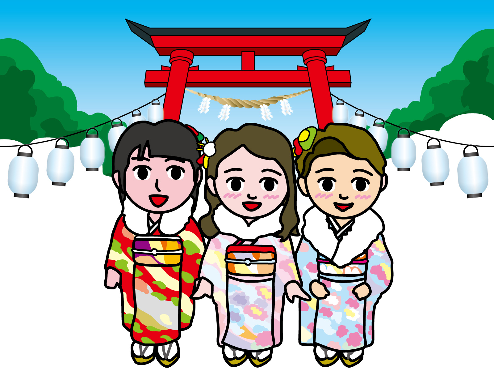 神社参拝の成人式の意義<