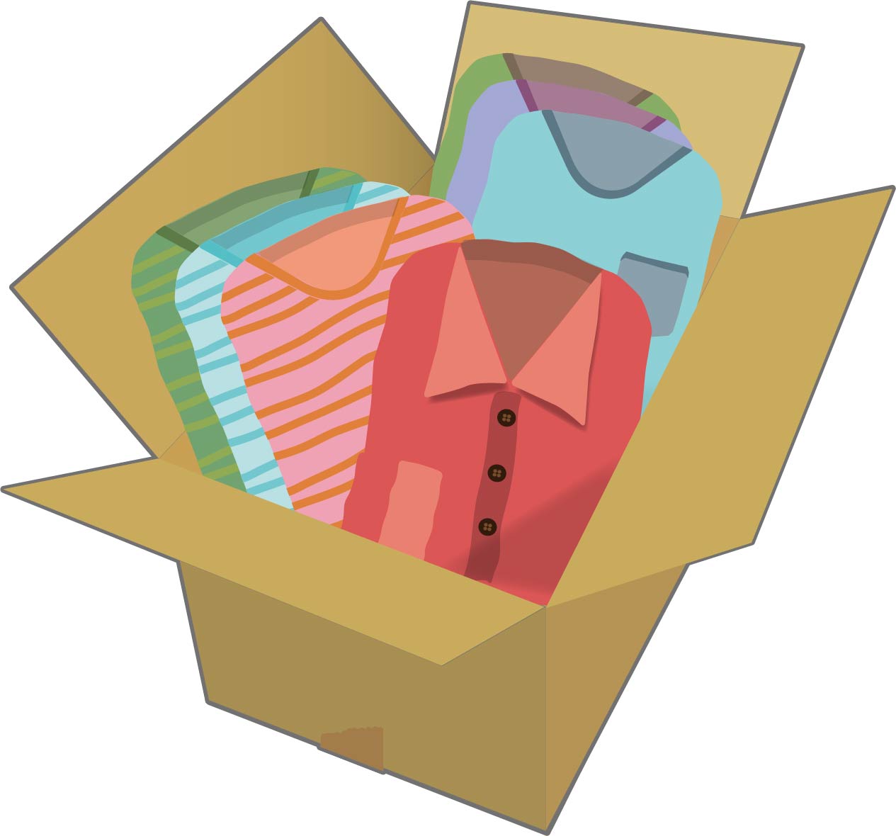 引っ越しの荷造り