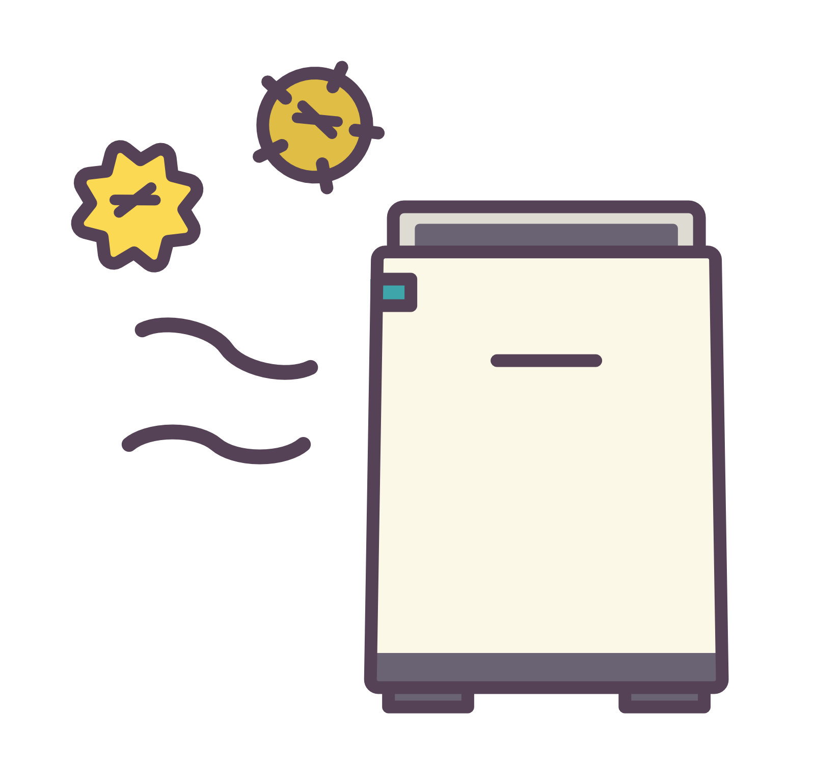 デスク周りの加湿・水分・鼻スプレーの置き方