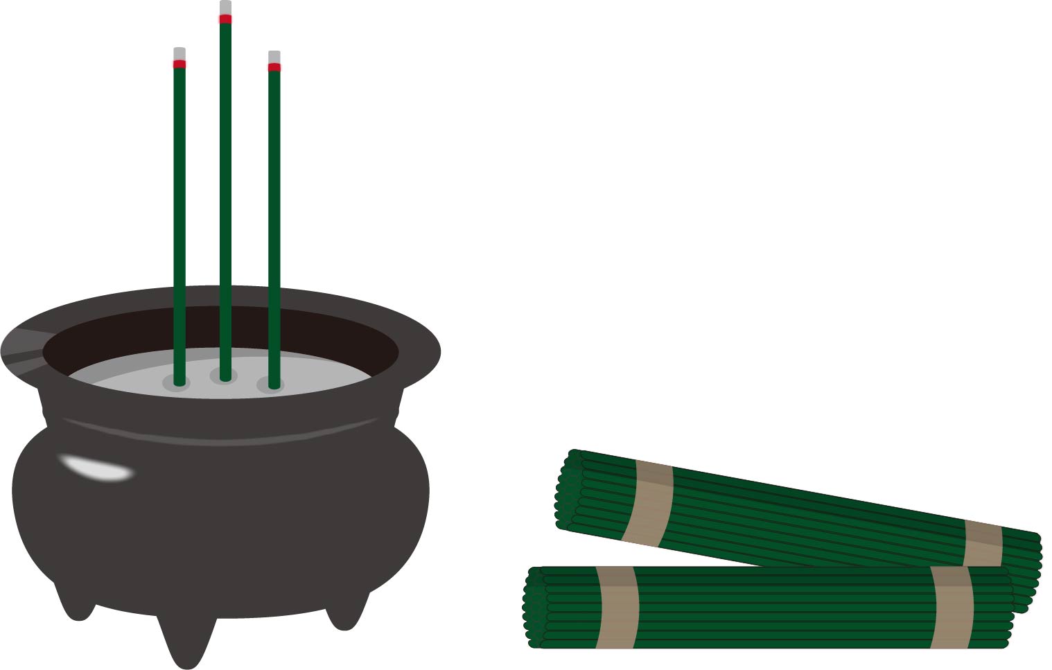 休暇中の連絡と境界線を示す図