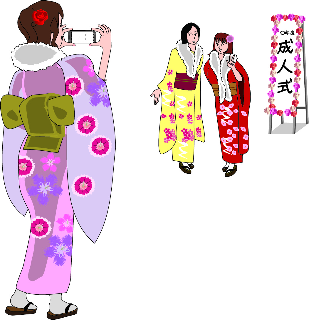 成人式撮影