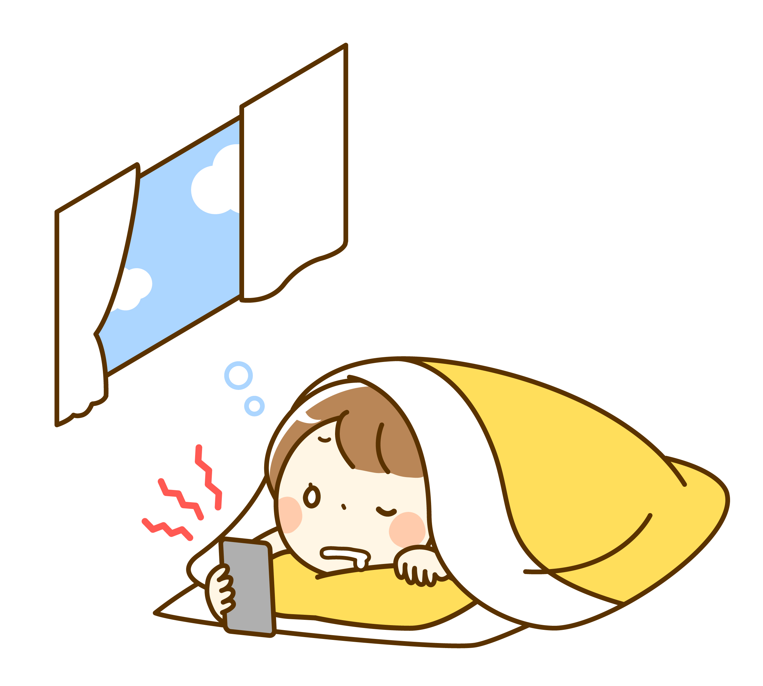 目覚ましで起きれない