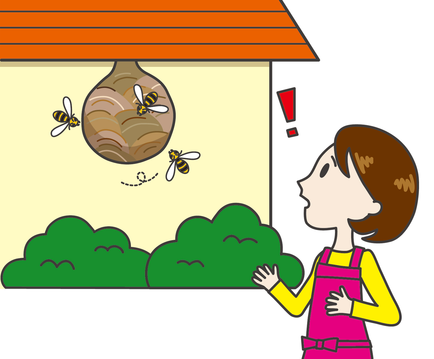 蜂に狙われにくい服装